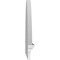 Ekena Millwork Segment Arch Sunburst Architectural Grade PVC Combination Pediment, 76"W x 25-7/8"H x 2-3/4"P PEDPC076X260SEG01 - alternate 5